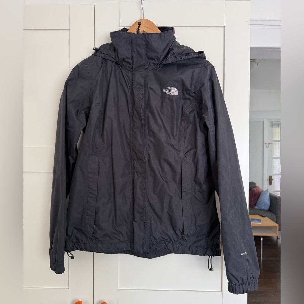 North face hooded rain jacket